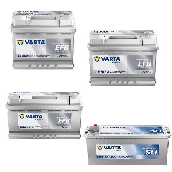 VARTA Batterie Professional Deep Cycle LED