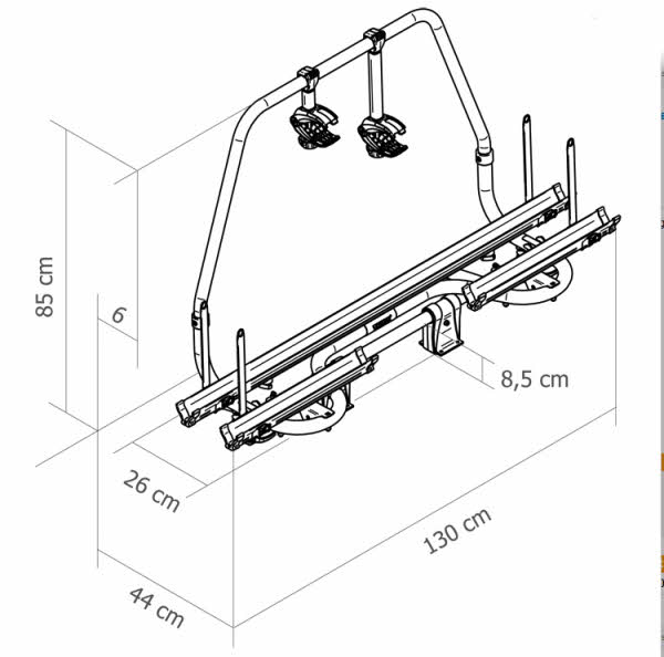 Thule Fahrradträger Caravan Smart