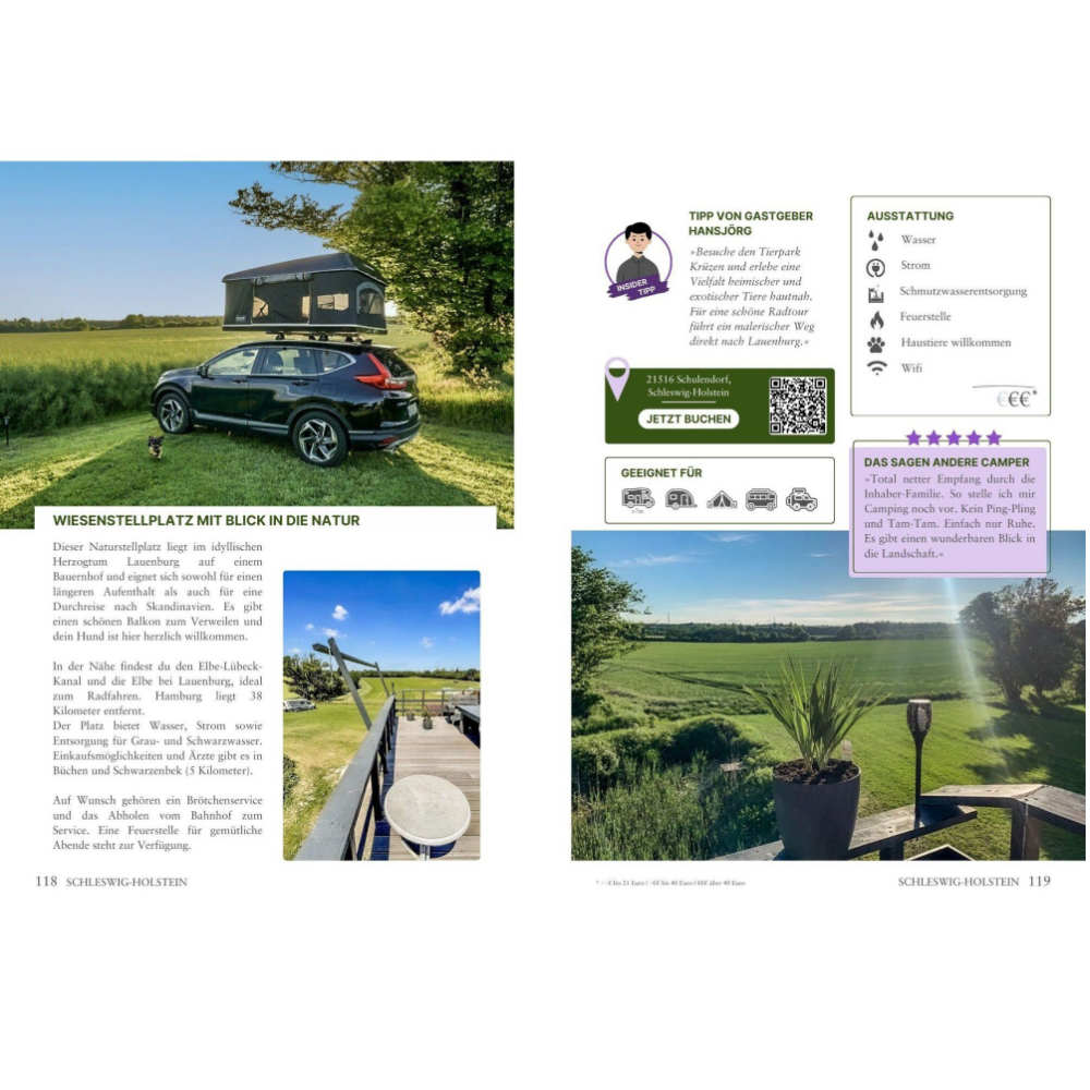 AlpacaCamping Camping mit Hund 50 ausgewählte Stellplätze