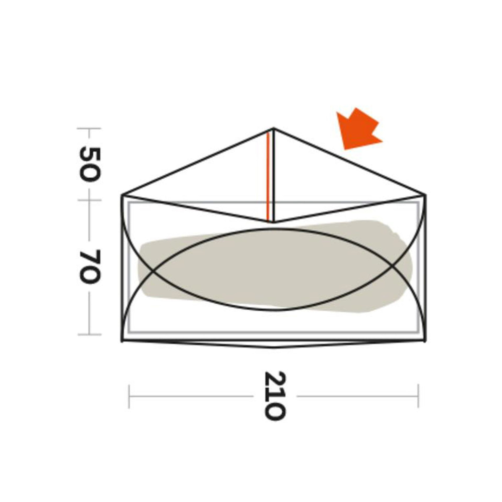 Ferrino Zelt Blow 1 Person türkis