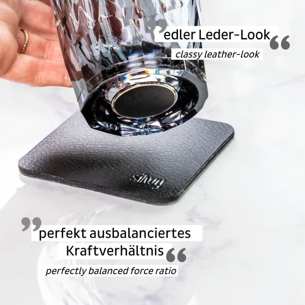 Silwy Magnet-Kunststoffgläser Longdrink 300 ml, 2er-Set, rauchgrau