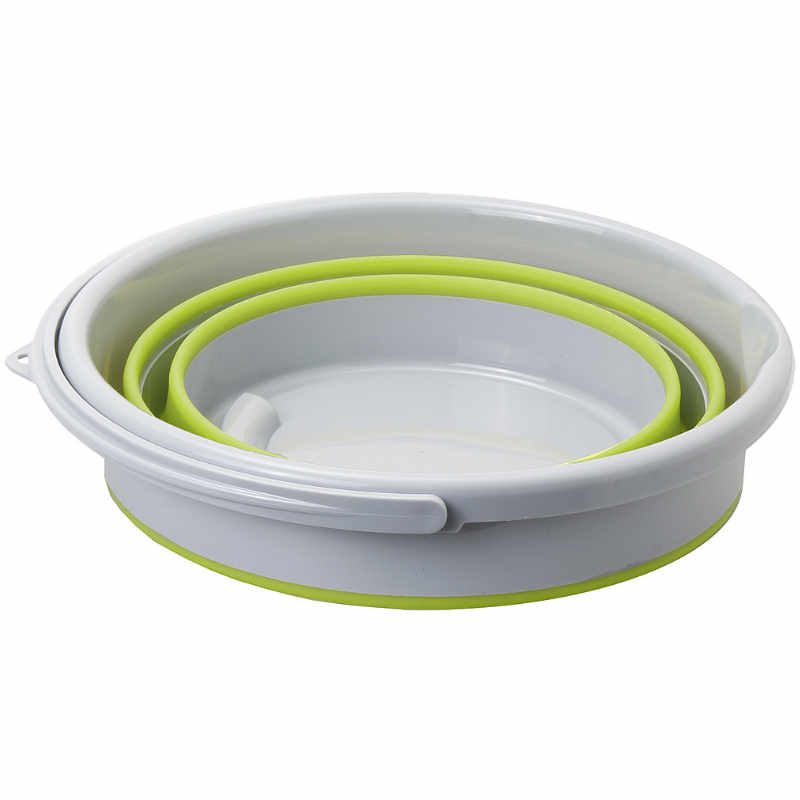 Brunner Falteimer Drum Fold-Away 15 Liter, grün-grau