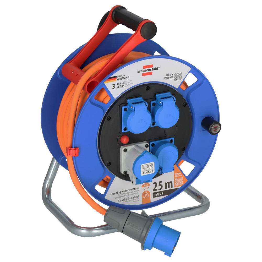 Brennenstuhl Kabeltrommel Garant CEE Camping/Maritim - 25 m