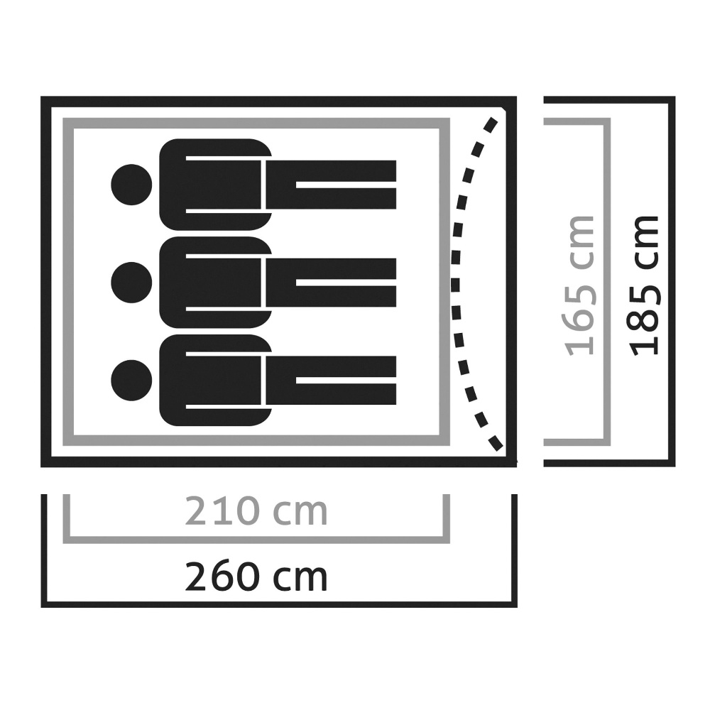 Salewa Zelt Litetrek Pro 3 Personen