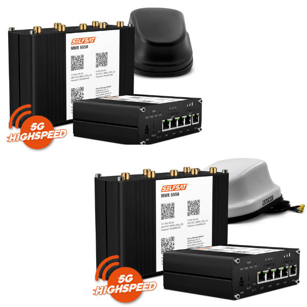 Starlink Wohnmobil-Set MINI mit SELFSAT MWR 5550