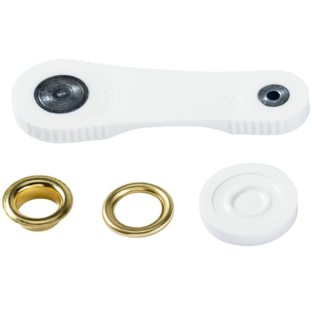 Prym Ösen mit Scheiben 11 mm, 15Stück