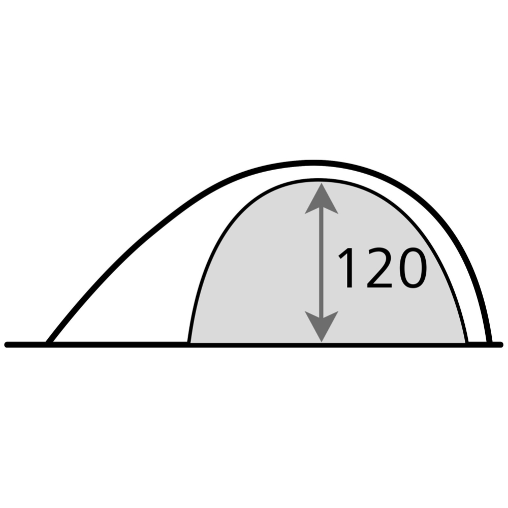 High Peak Kuppelzelt Kiruna 3