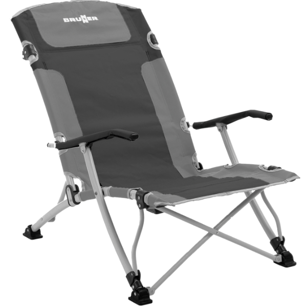 Brunner Strandstuhl Brunner Bula XL, schwarz/grau