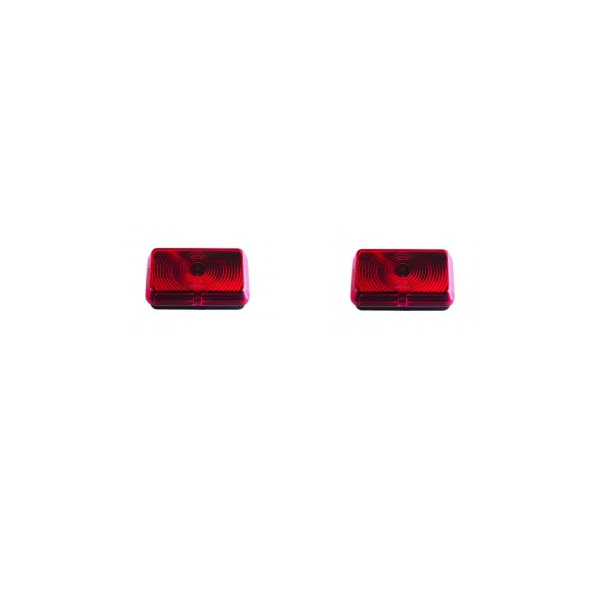 Jokon Abdeckkappen für LED-Serie 250, rot, 2 Stück