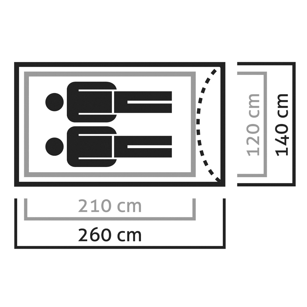 Salewa Zelt Litetrek 2 Personen