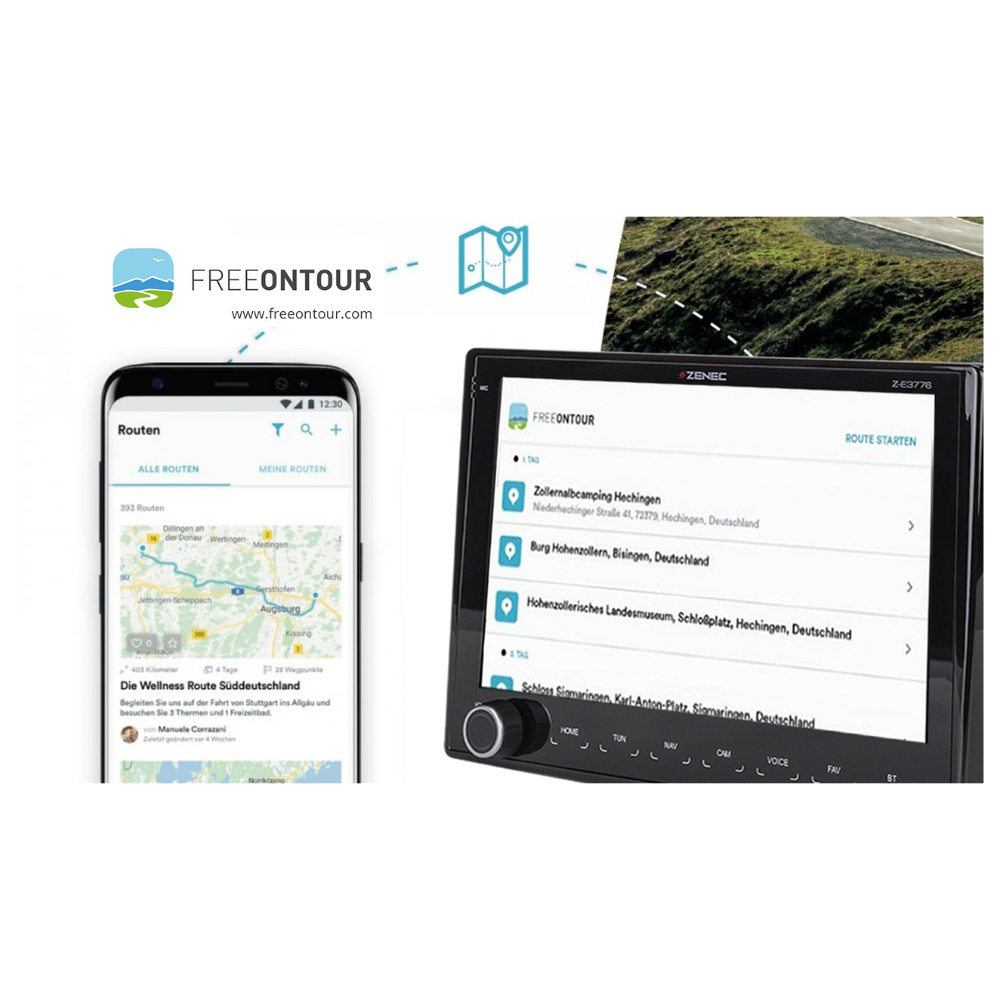 Zenec Navigationssoftware Z-EMAP76MH-TT3