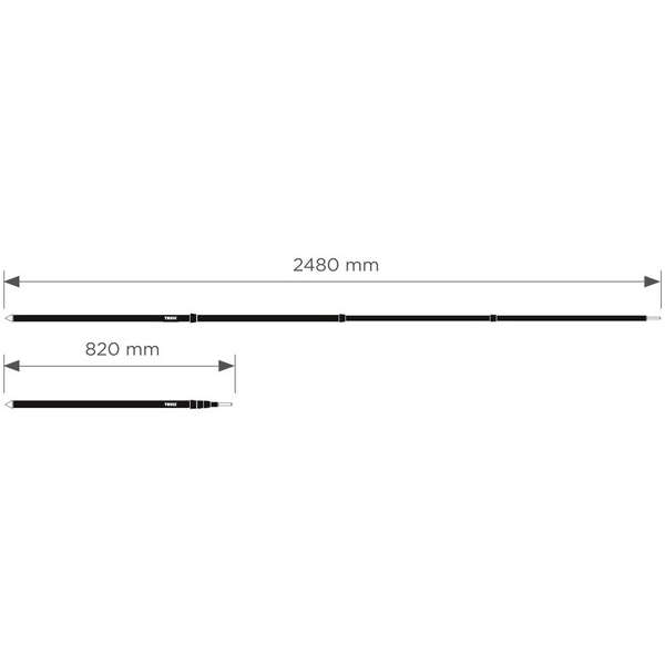 Thule Subsola Side Pack Länge 2 m