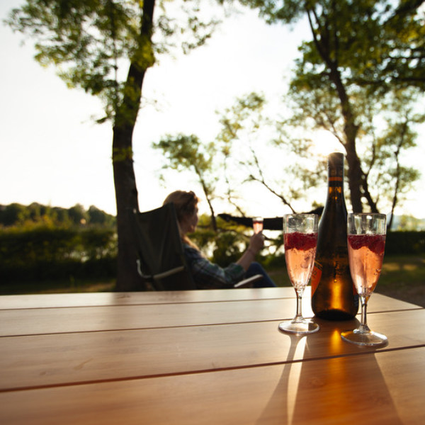 Holiday Travel Bambustisch 80 x 60 cm