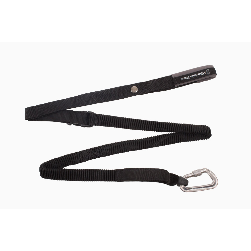 Mountain Paws Leine Shock Absorber schwarz