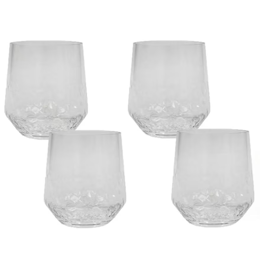 Via Mondo Wasserglas Rimas 370 ml, 4er Set
