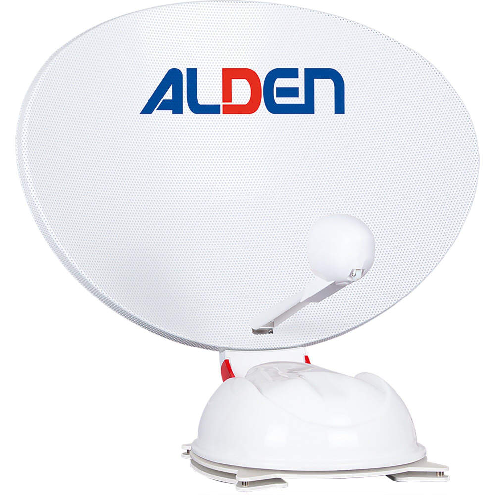 Alden Sat-Anlage AS4 80 Skew / GPS Ultrawhite inkl. TV A.I.O. Smart