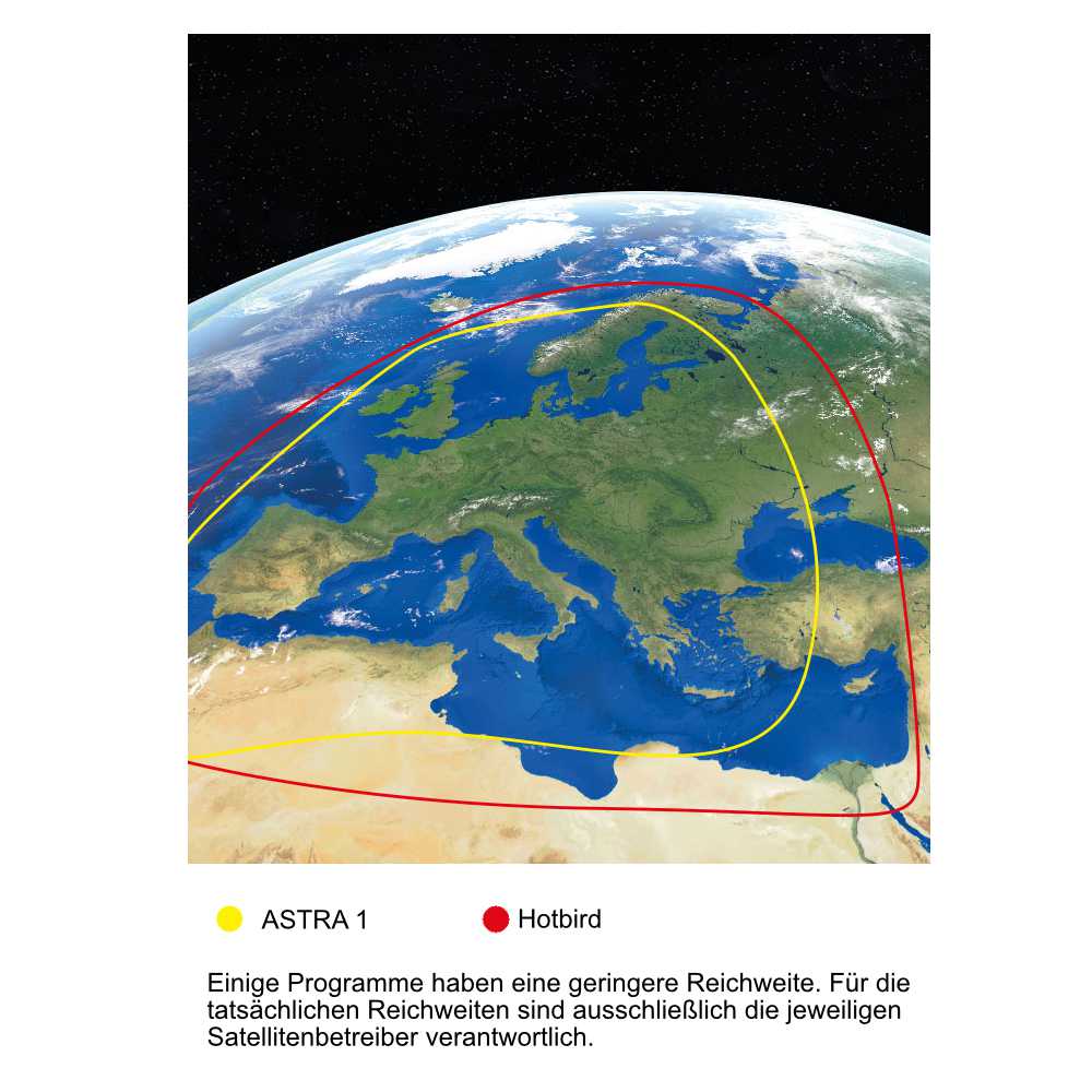 ten Haaft Sat-Anlage Oyster V Premium 85 weiß