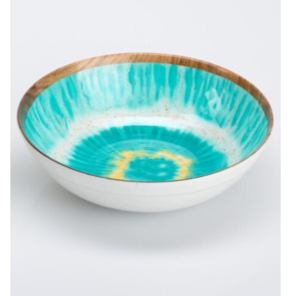 Flamefield Salatschüssel Boho Dream, türkis