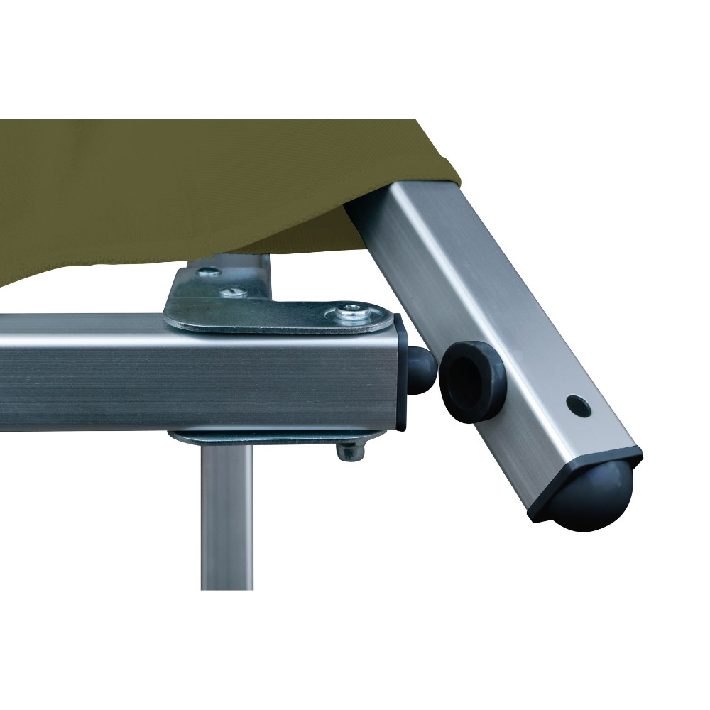 BasicNature Travelchair Feldbett oliv 210 cm