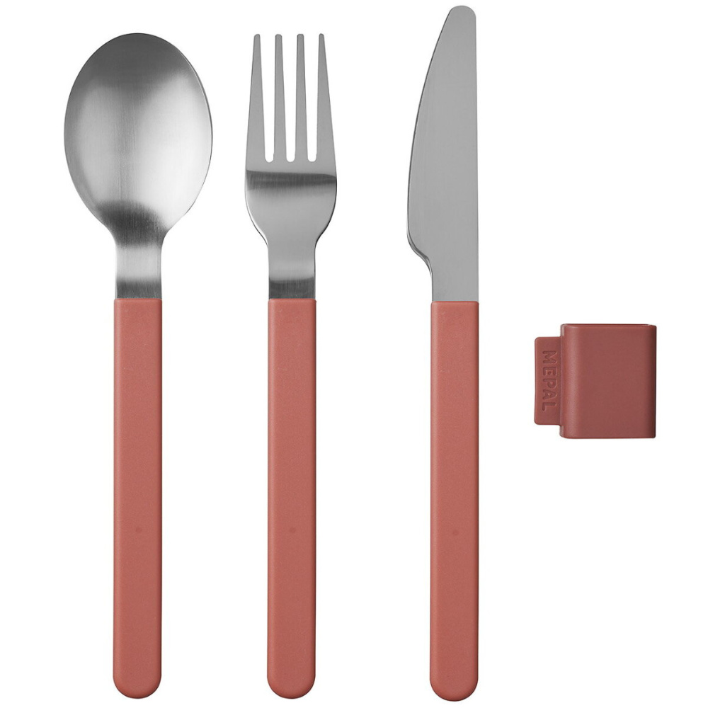 Mepal Besteckset Silueta 3-teilig, vivid mauve