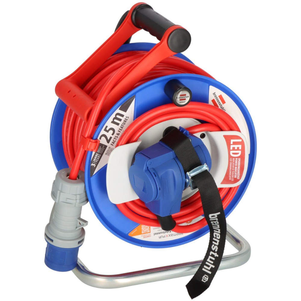 Brennenstuhl Verlängerungskabeltrommel CEE Camping, 25 m