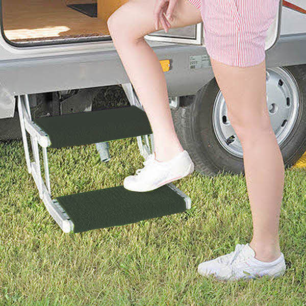 Fiamma Trittstufenteppich Clean Step schwarz