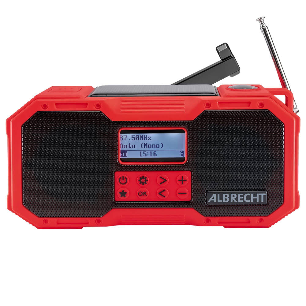 Albrecht Outdoor-/Kurbelradio DR 112