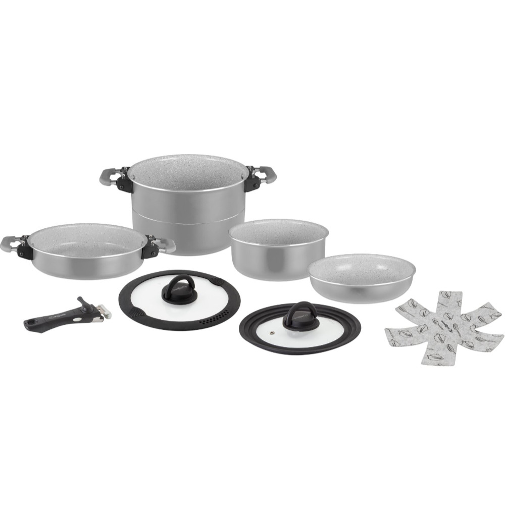 Brunner Topfset Fusion 7 + 1 Aluminium | Campingzubehör