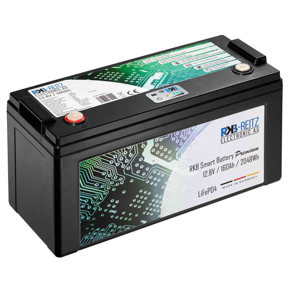 RKB Lithium-Batterie RKB Smart Premium 160 Ah