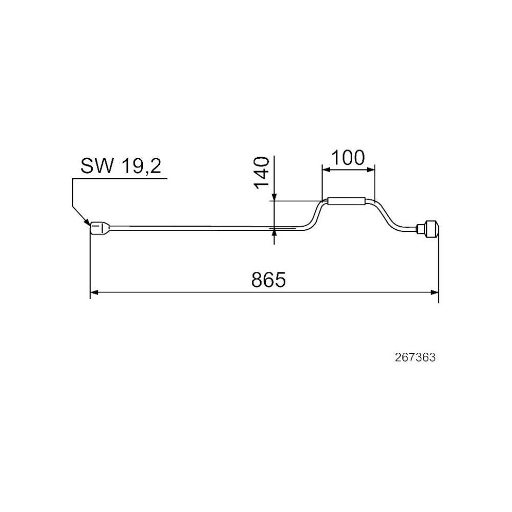 Alko Handkurbel 665 mm