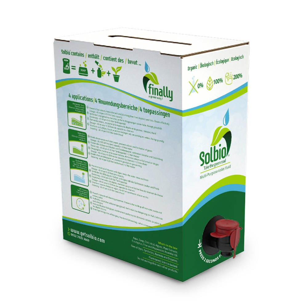 Solbio Sanitärzusatz Solbio 3-Liter-Sparpack