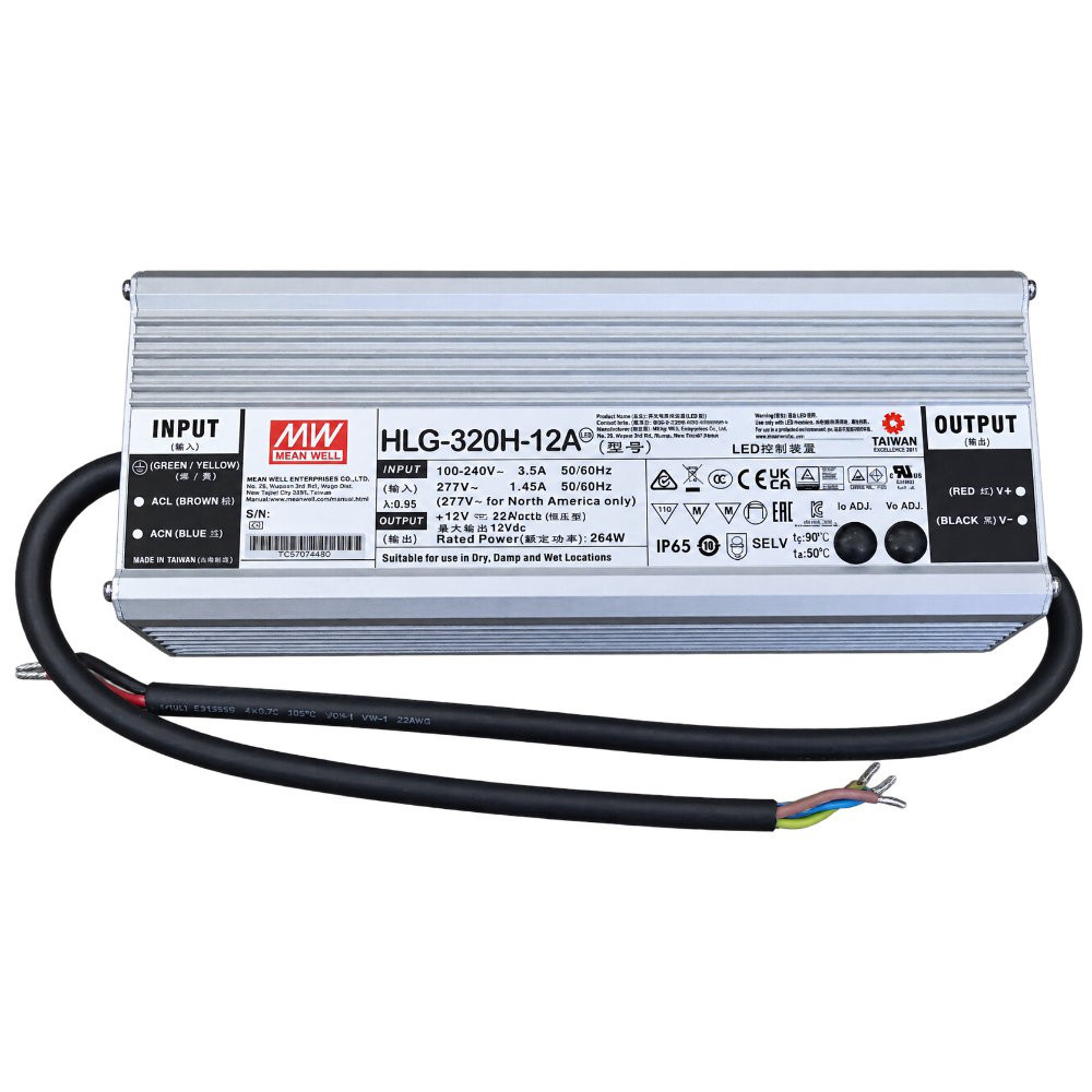 MEAN WELL Netzteil HLG-320H-12A für Clesana C1