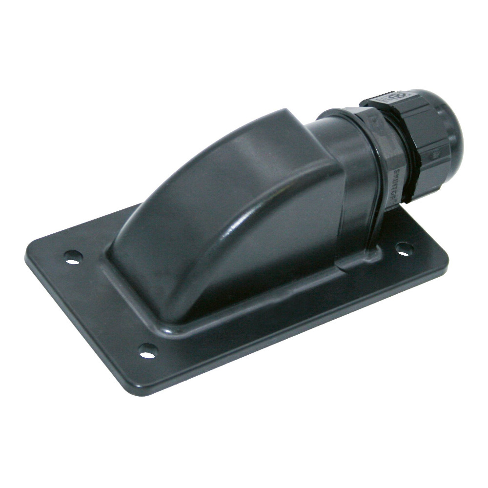 ten Haaft Dachdurchführung Sunflex schwarz, 1 Kabelausgang