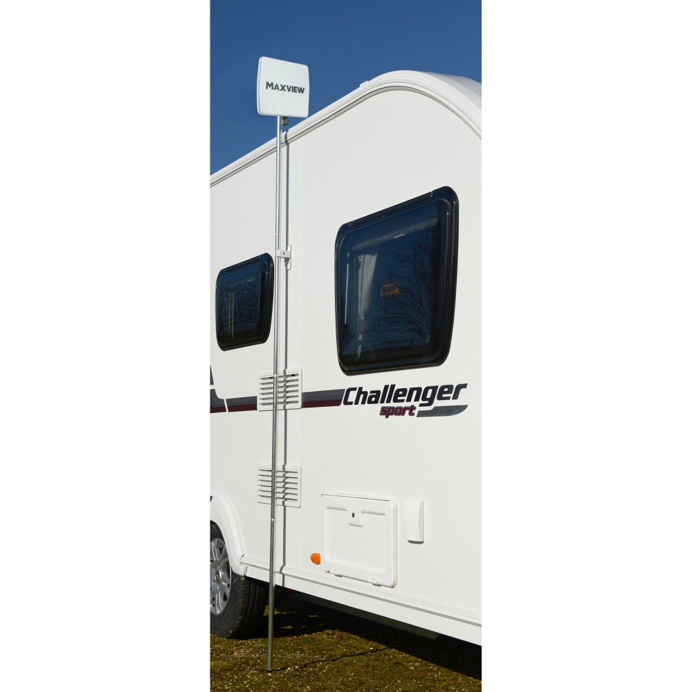 Maxview Mast mit Seitenwandhalterung zu Routerset Roam Basecamp