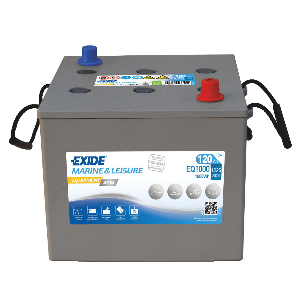 EXIDE Batterie Equipment AGM EQ1000 - 120 Ah