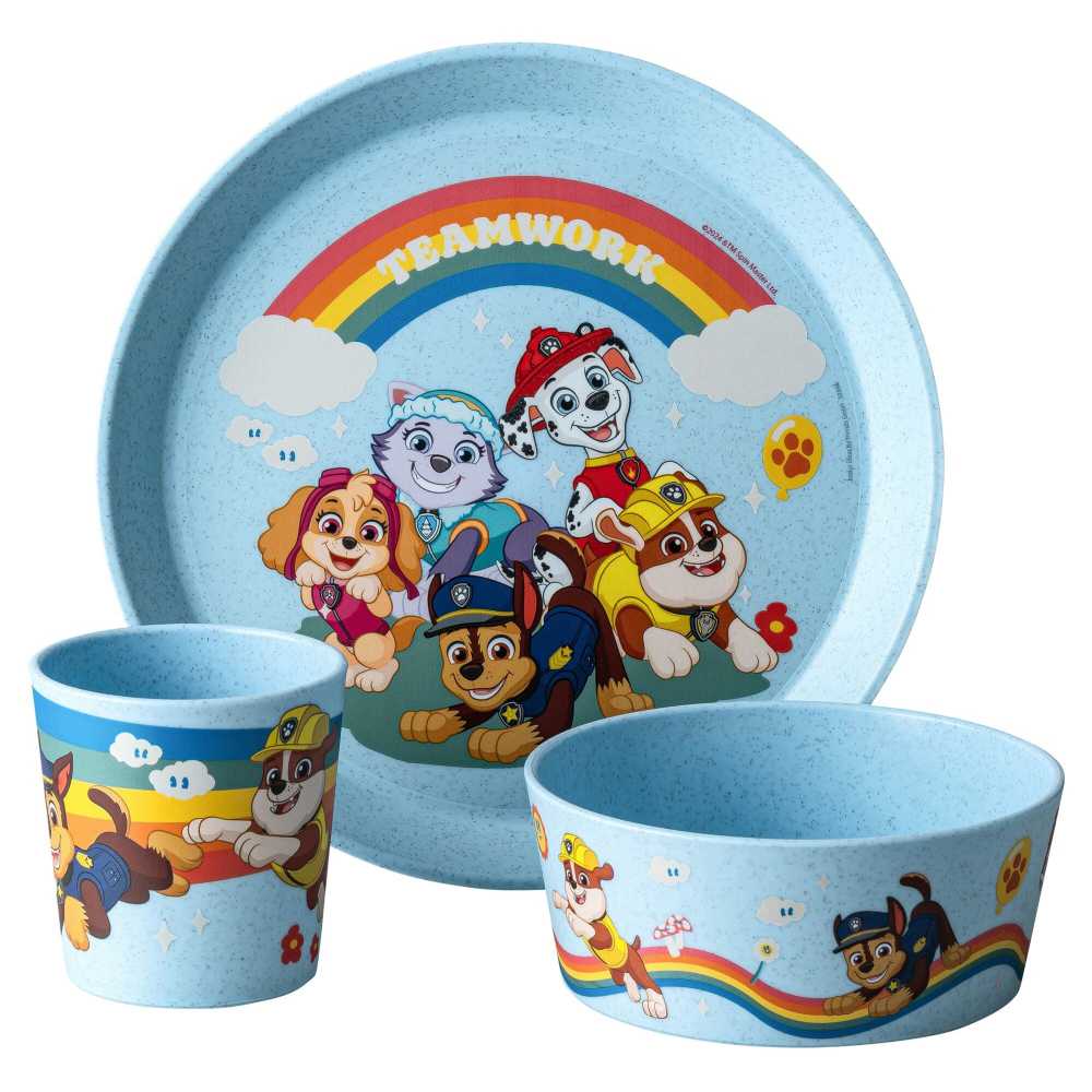 Koziol Kindergeschirr Paw Patrol blau 3er-Set