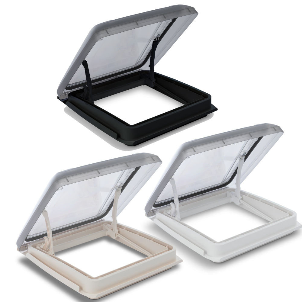 MPK Dachhaube VisionStar M LED, 400 x 400 mm, Dachstärke 55-90 mm