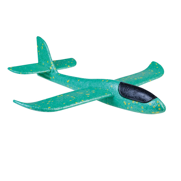 HAPPY PEOPLE Flugzeug zum Gleiten Foam Glider, ca. 36 x 37 cm, 2-farbig