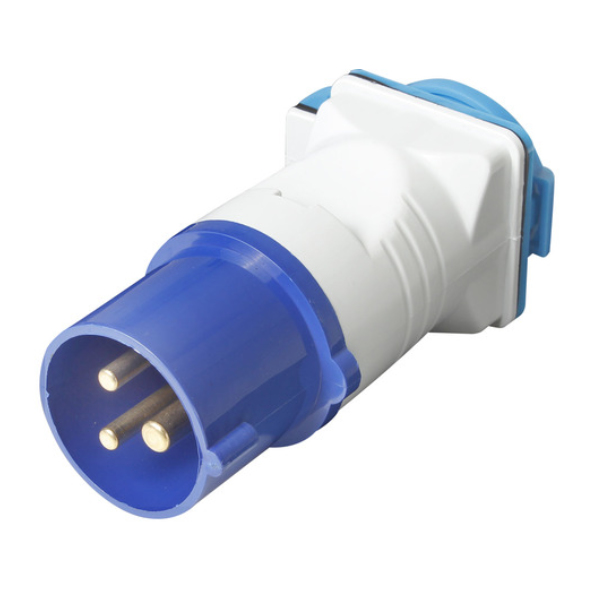 Brunner Adapter CEE/Schuko Fb. grau/blau