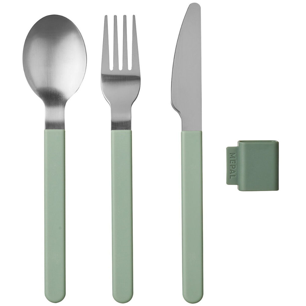 Mepal Besteckset Silueta 3-teilig, nordic sage