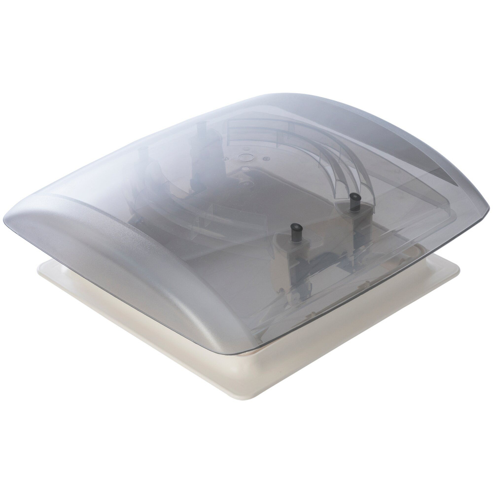 MPK VisionVent S pro mit Fliegengitter u. Verdunkelung 280x280 mm - cremeweiß