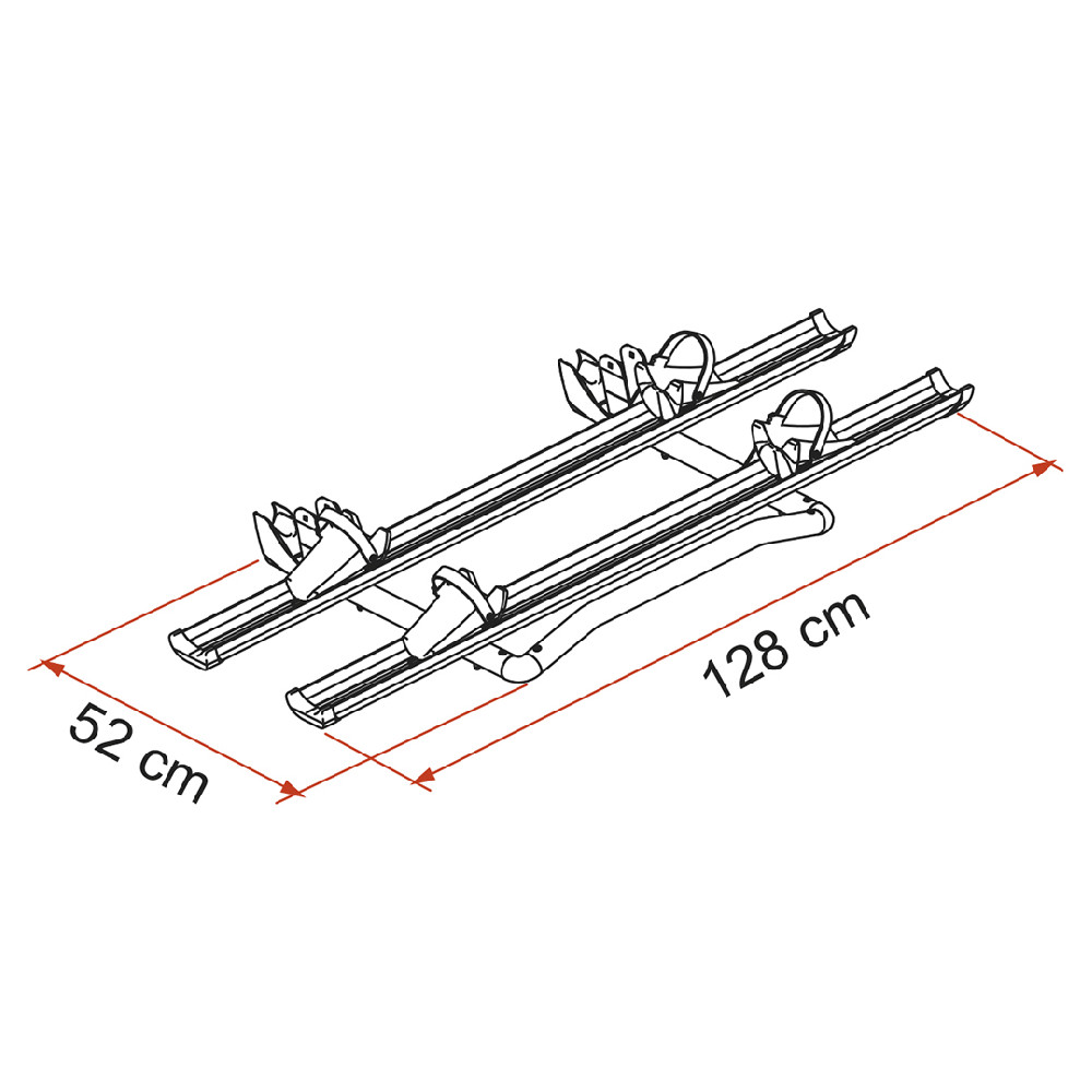 Fahrradschie Fahrradschiene FIAMMA Kit Upgrade E-Bike