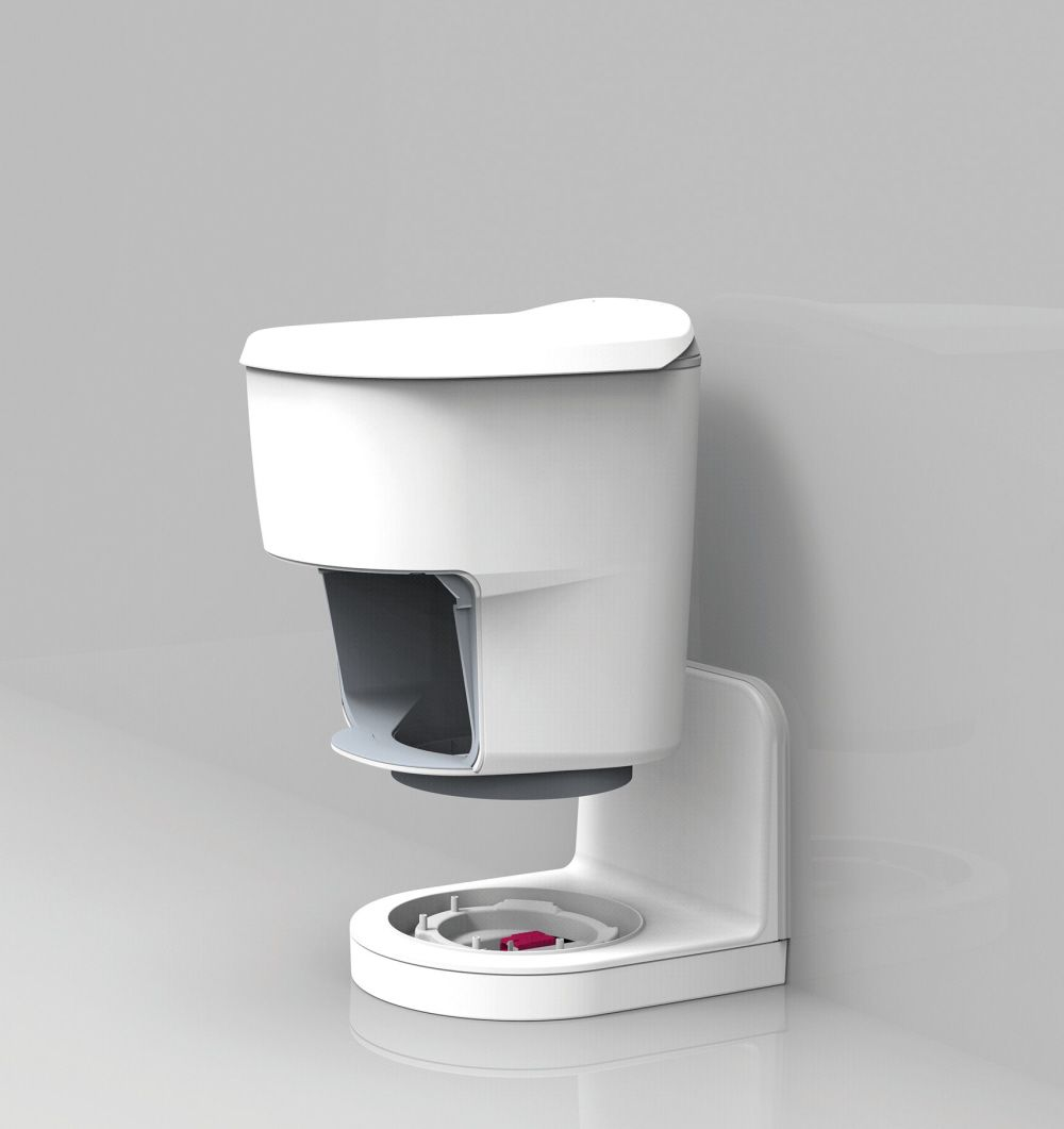 Clesana Toilette C1 mit L-Adapter - Komplettset