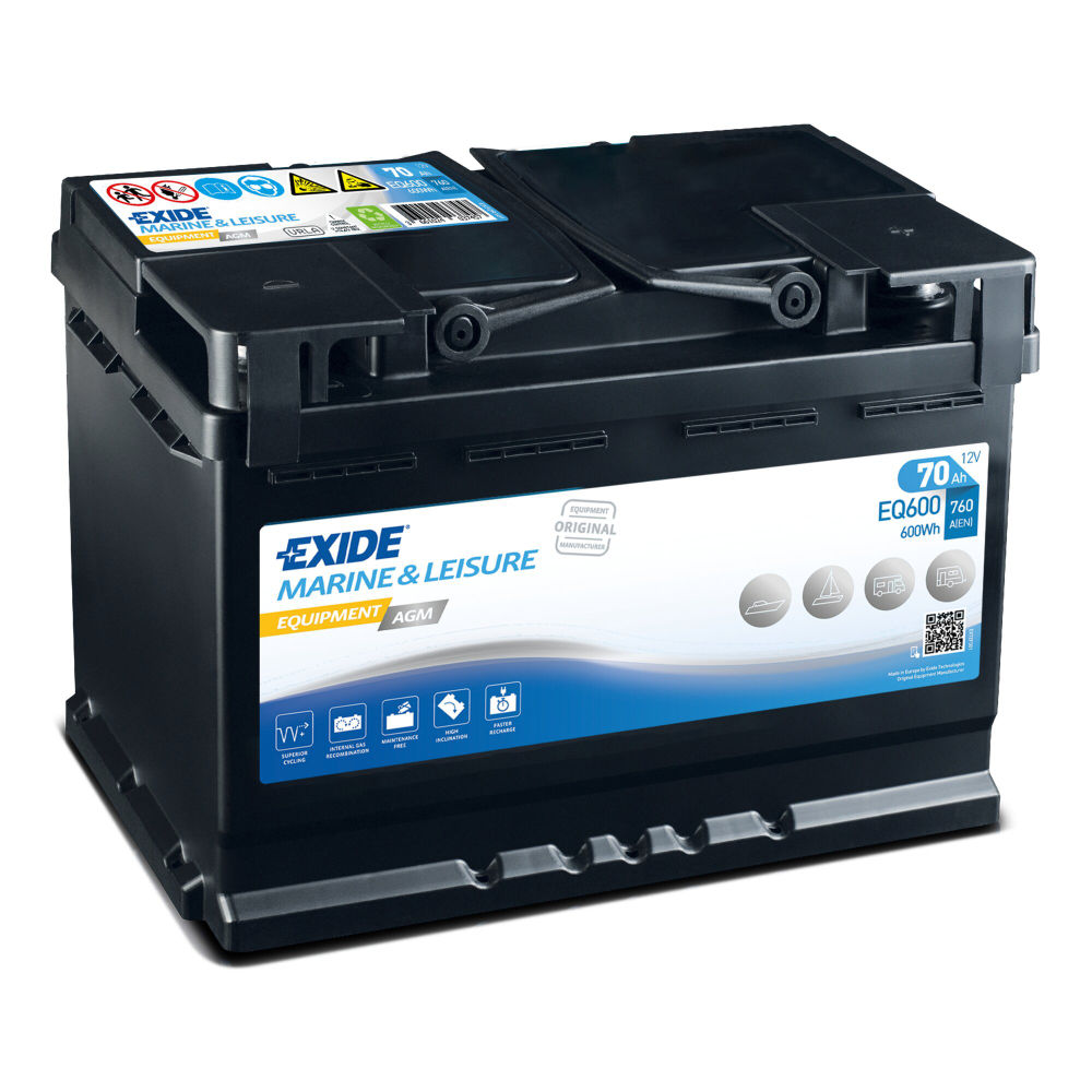 EXIDE Batterie Equipment AGM EQ600 - 70 Ah