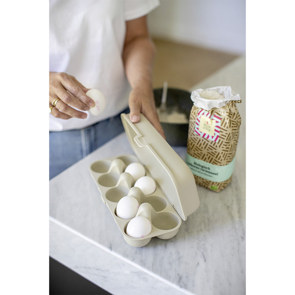 Koziol Eierbox EGGS TO GO, beige