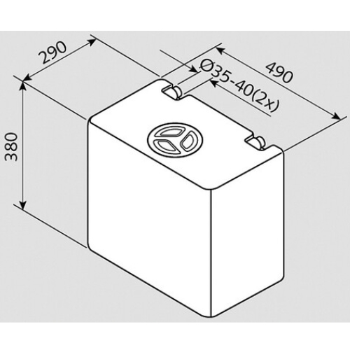 Fusion Frischwassertank 50 Liter EV 1004