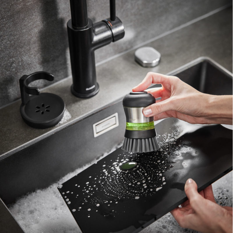 GEFU Spülmittelbürste mit Abtropfständer SWIFT