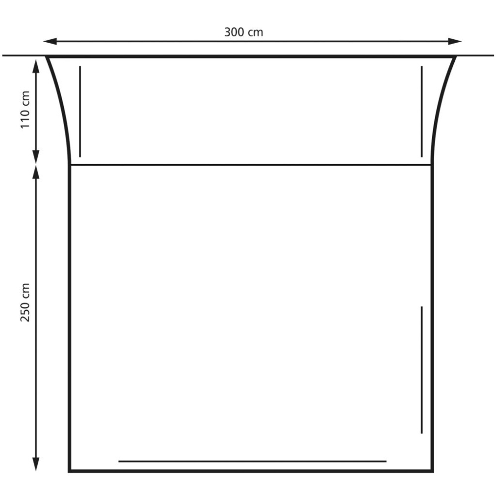 EuroTrail Busvorzelt Portofino Air - Anbauhöhe 240-290 cm