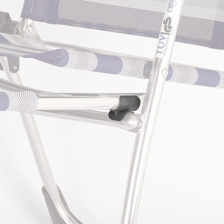 Crespo Clips für Fußauflage, schwarz, 4er-Set (Nr. 1163020)