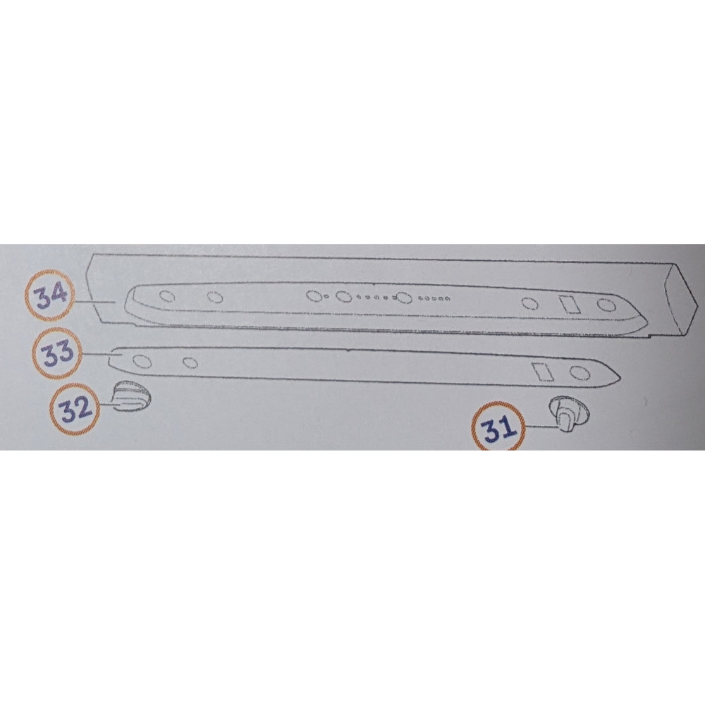 Thetford Auflage Bedienblende Elektrik für Kühlschrank (Nr. 626623)